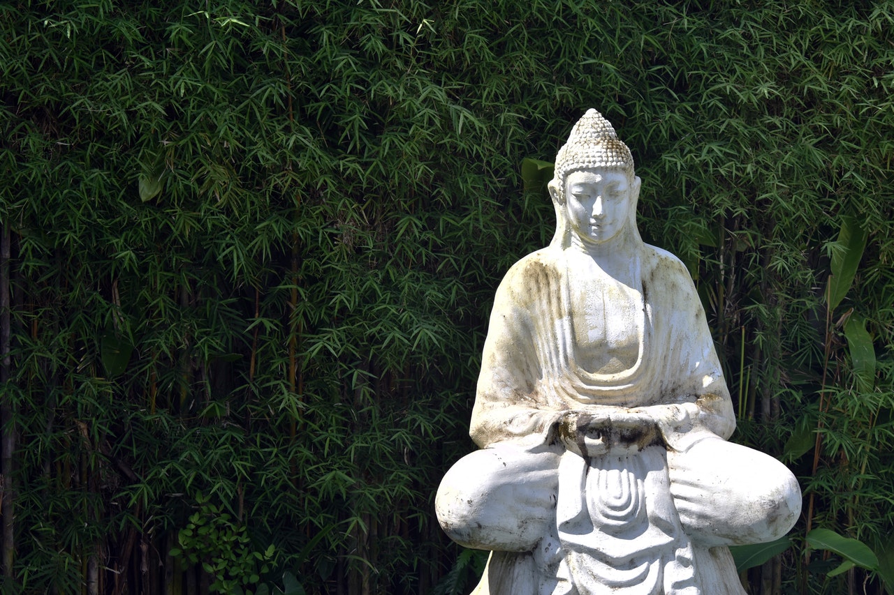boeddha beeld voor in uw tuin